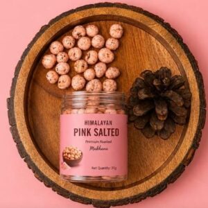 himalyan pink salted makhana