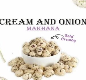 cream and onion makhana